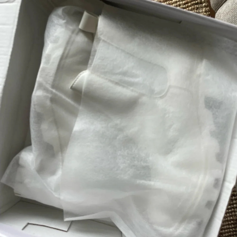 NEW White Chunky Platform Rubber Ankle Boots Size 7 - Picture 6 of 6